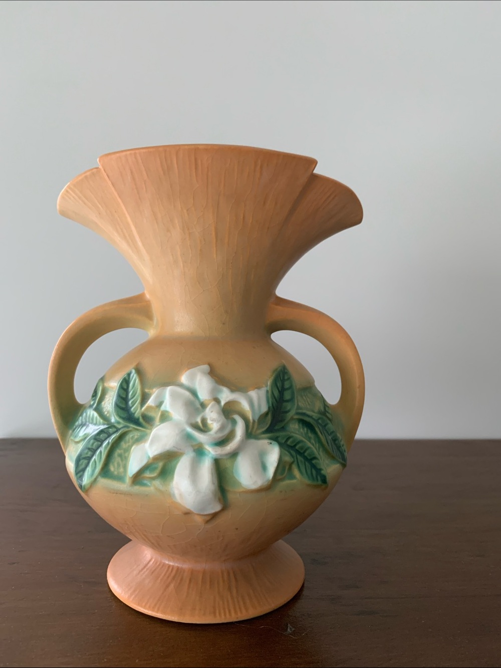 1950’s Gardenia Double Handle Vase